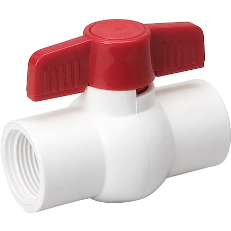 Proline 1-1/4 In. FIP x 1-1/4 In. FIP PVC Schedule 40 Quarter Turn Ball Valve 107-136